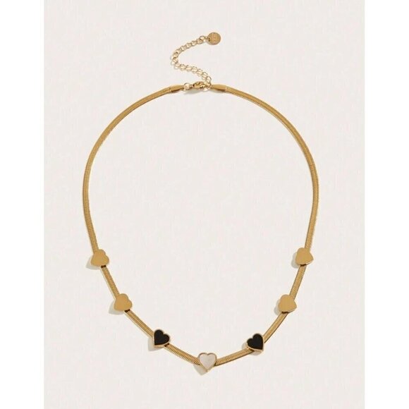 Beautiful Seven Heart Stainless Steel Necklace - Picture 4 of 4